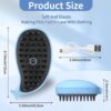 Cat Steam Brush, 3 in 1 Cat Steamy Brush, Silicone Massage Grooming Brush, Pet Hair Self Cleaning Brush Comb for Cats Dogs(Blue/Pink Whale) - Image 6