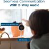 litokam Indoor Camera, Cameras for Home Security with Night Vision, Pet Camera with Phone App, 2K Indoor Security Camera, Motion Detection, 2-Way Audio, WiFi Home Camera, Baby Monitor Work with Alexa - Image 6