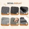 Dog Stairs Ramp for Beds Couches,Extra Wide Pet Steps with Durable Non-Slip Waterproof Fabric Cover, Dog Slope Stairs Friendly, 3-Tiers - Image 4